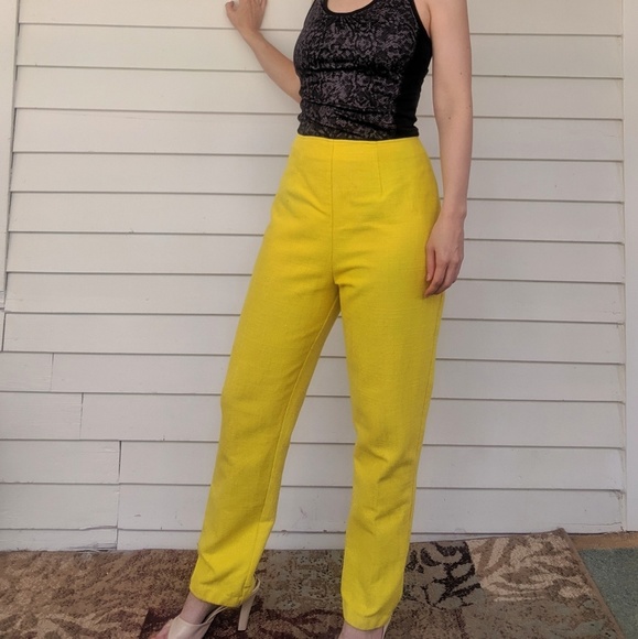 60s high waisted pants
